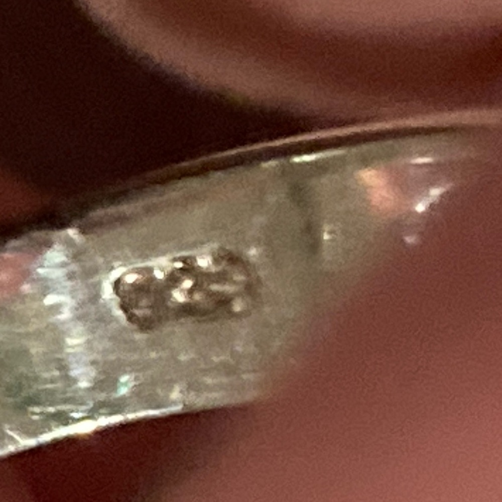 925 Silver Cocktail Ring with Three Large Stones Size 8.5 - Picture 7 of 7